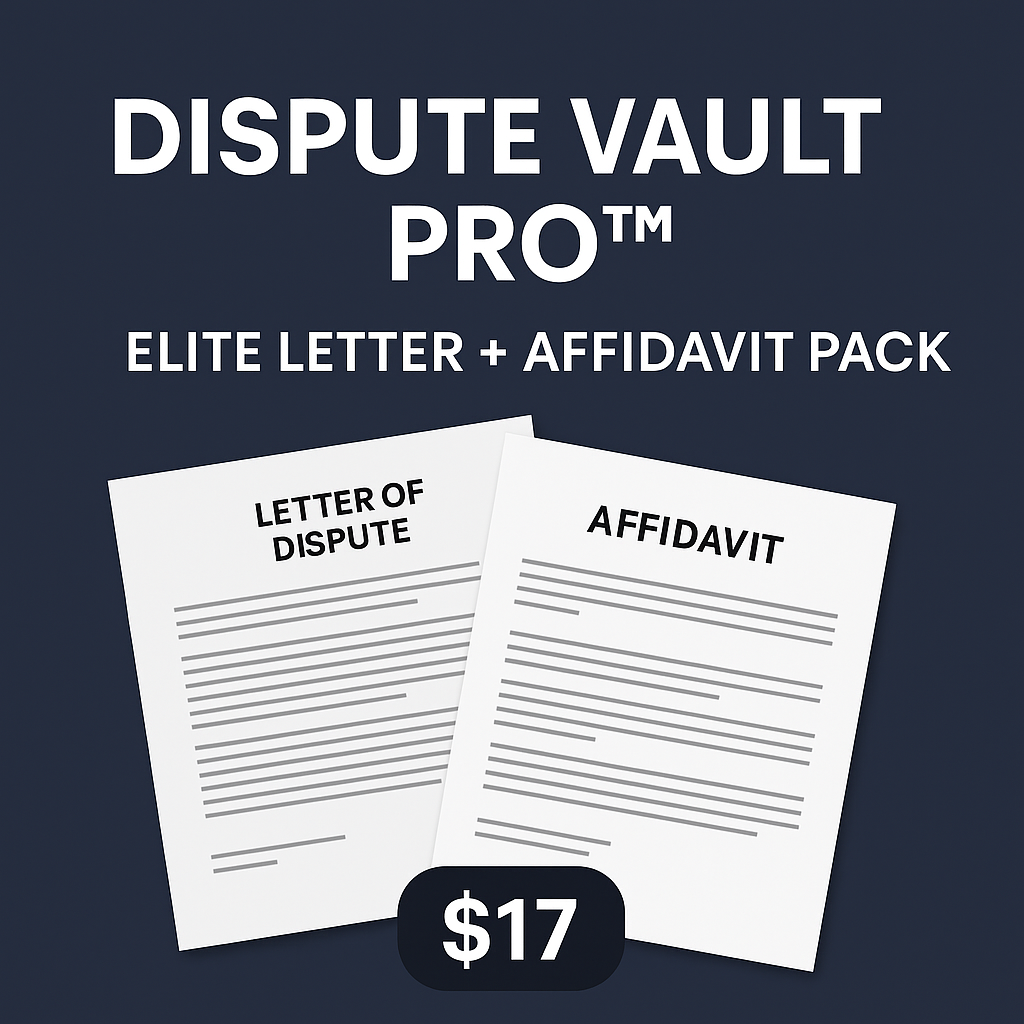 Dispute-Vault-Pro-—-Elite-Legal-Credit-Dispute-Toolkit.