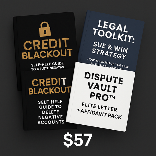 Credit Blackout™ Legal Dispute Systems